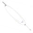 Porcelain | Silver | Lumos Ceramic Cascade Double Pendant